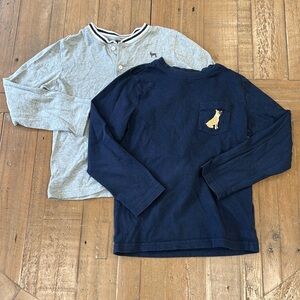Janie and jack long sleeve dog tee bundle